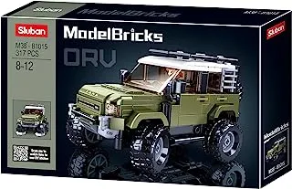 Sluban Model Bricks Series - English SUV Attacker Building Blocks 317 PCS with Mini Figuer - For Age 8+ Years Old