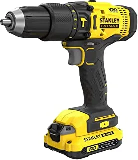 Stanley fatmax 18v 1.5ah 13 mm cordless brushed hammer drill scd711c2k-b1