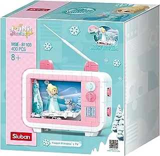 Sluban Mini HandCraft Series - Frozen Princess's TV Building Blocks 400 PCS - For Age 8+ Years Old