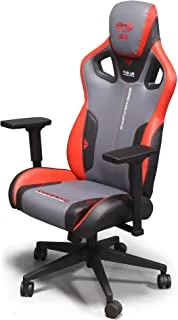 كرسي ألعاب كوبرا بتصميم Ergo-Structured - أسود / أحمر