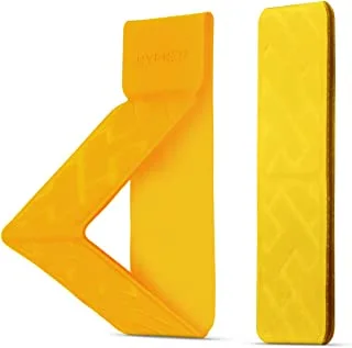 Hyphen Phone Grip Holder Case and Stand, 6.7-Inch Size, Yellow