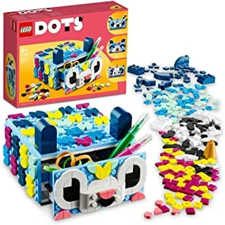 LEGO® DOTS Creative Animal Drawer 41805 DIY Craft & Decoration Kit; Building Blocks Toy Set; Toys for Boys, Girls, and Kids (643 Pieces)
