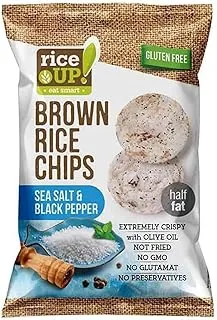 Rice Chips With Sea Salt & Black Pepper