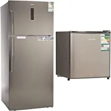 Nikai 527 Litre Double Door Refrigerator and 42 Litre Upright Fridge | Model No NRF700F22SS, Nrf65N22S with 2 Years Warranty