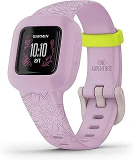 Garmin Vívofit Jr 3 Kids Activity Tracker, Floral Pink, One Size