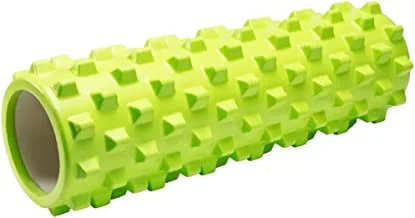 Fitness Minutes YR45-GN Yoga Foam Roller for Yoga Exercises and Massage, Green