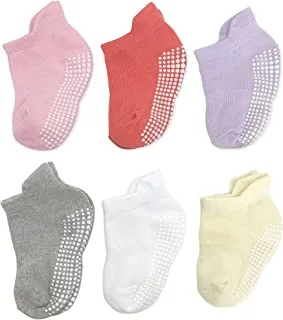 Baby non slip grip ankle socks for infants toddlers kids boys girls