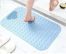 Non-slip Shower Bath Tub Mat (Blue)