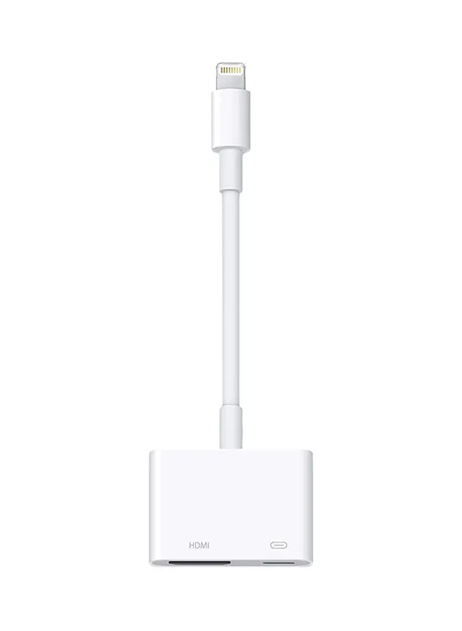 Apple Lightning To HDMI Digital AV Adapter White