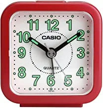 ساعة منبه من كاسيو TQ-141-4DF ، حمراء