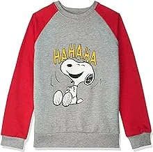 Peanuts Snoopy Sweatshirt For Infant Boys - Grey/red 18-24months