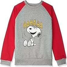 Snoopy Sweatshirt For Infant Boys - Grey/red 0-6months