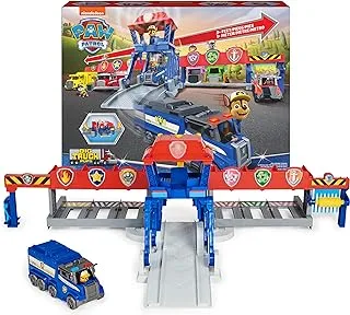 Paw Patrol Big Truck Pups, Truck Stop HQ, 91.4-cm-wide Transming Playset, Action Figures, Toy Cars, Lights and Sounds, Kids Toys Ages 3 and up