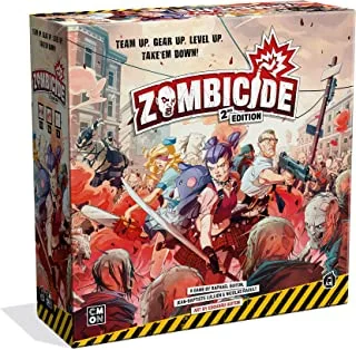 Zombicide 2nd Edition | Zombie Game | Cooperative Miniatures Board Game | Horror Adventure Board Game | Ages 14+ | for 1 to 6 Players | Average Playtime 60 Minutes | Made by CMON