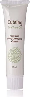 CUTEING Face And Body Clarifying Cream, 60 ml