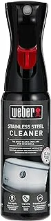 WEBER - Stainless Steel Cleaner, 300ml, protect and clean the external stainless steel parts of your barbecue