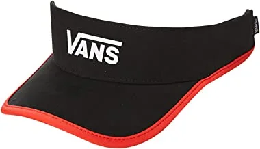 Vans Turvy Visor Hot Coral Hat, LM3 Black