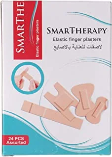 Smart Therapy Anti Leakage Finger Wound Plaster Assorted, 24 Tablets