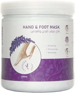 Globalstar Lavender Hand and Foot Mask 1100 ml, White, 203015