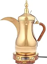 دلة ديم الة صنع القهوة العربية ، ذهبي