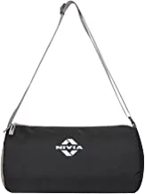 Nivia 6853BKGR Polyester Gym Bag (Black/Grey)
