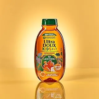 Garnier Ultra Doux Kids 2 in 1 Apricot Shampoo & Detangler 400ml - The Lion King