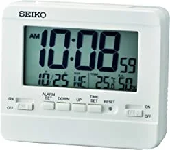 ساعة منبه رقمية لغرفة النوم من Seiko كل شيء
