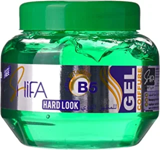 Shifa Gel Hard Look Green Hair Gel, 300 ml