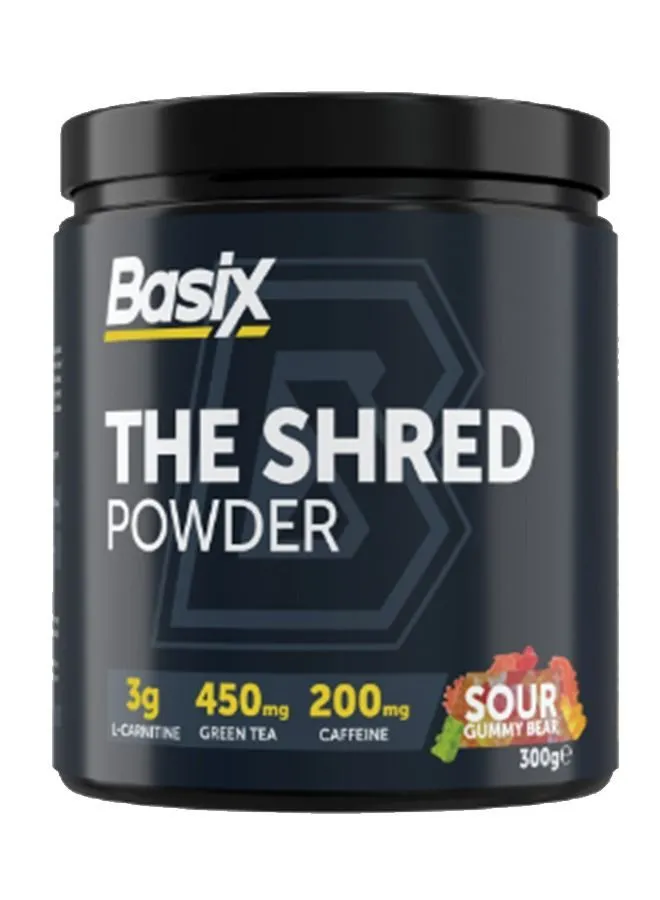 Basix Basix The Shred Powder - Sour Gummy Bear 300G