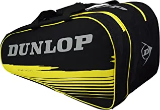 DUNLOP, Club Thermo, Padel Bag, Black Yellow, U, Unisex-Adult