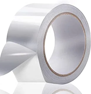 MARKQ Aluminum Foil Tape, 2 inches x 15 yards Insulation Adhesive Metal Tape, Silver Tape for HVAC, Sealing & Patching Hot & Cold Air Ducts, Metal Repair, 1 Roll