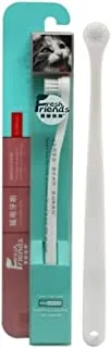 Fresh Friends Cat Toothbrush, Ultra-fine 0.09mm bristles