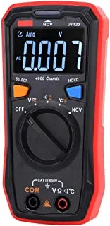 مقياس متعدد رقمي UT123 شاشة ملونة متر فاحص AC / DC جهد مقاومة تردد NVC Volt Meter يدوي