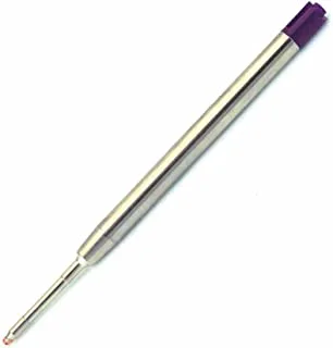 Monteverde Ballpoint Refill لتناسب أقلام حبر جاف باركر ، نقطة متوسطة ، لفة ناعمة ، أرجواني ، 2 لكل عبوة (P132PL)