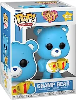 Funko Pop! Animation: Care Bears 40th Anniversary - Champ Bear w/chase (FL), Collectibles Toys, 61555
