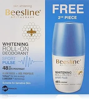 Beesline Whitening Roll On Deodorant Sport Pulse 2x50ML (1+1 Free)