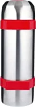 BIG-7 Stainless Steel Vacuum Flask, 2.2 Liter Capacity, Black