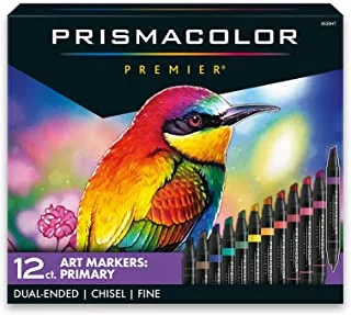 Prismacolor 3620 premier double-ended art markersfine and chisel tip