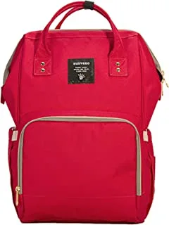 SUNVENO Diaper Bag- Solid Color - Real Red