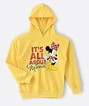 Minnie Mouse Hooded Sweatshirt for Senior Girls - Mustard, 9-10 Year