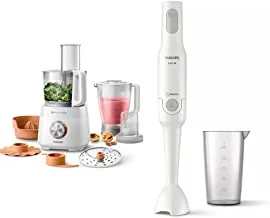 Philips Full Size Food Processor 850W with 650W Hand Blender