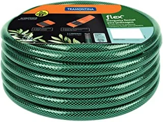 Tramontina Flex garden hose, 25 meters, thread connectors and sprayer 1/2