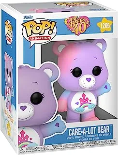 فانكو بوب! الرسوم المتحركة: Care Bears الذكرى الأربعين - Care-A-Lot Bear مع مطاردة لامعة شفافة (قد تختلف الأنماط)