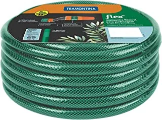 Tramontina Flex garden hose, 10 meters, thread connectors and sprayer 1/2