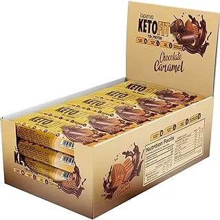 بار بروتين | laperva KetoFit - نسبة عالية من البروتين ، وجبات خفيفة مغذية لدعم الطاقة ، منخفضة السكر ، نباتي ، صديق للكيتو (Keto Fit - 18 بار)