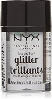 NYX Professional Makeup, Face & Body Glitter - Ice 07