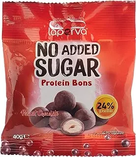 Protein Bons Peanut Chocolate | laperva - No Added Sugar, Keto-Friendly, Suitable For Low-Carb & Vegetarian Dieters, Low Calorie & Carbs (Chocolate Peanut 40g) (1)