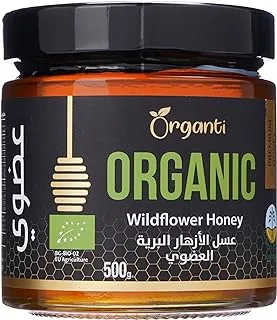 Organti Organic Wildflower Honey 500g