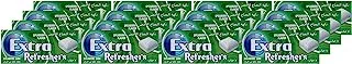 Extra Refreshers Spearmint Chewing Gum Box 7 square x 16 pcs - Pack of 1