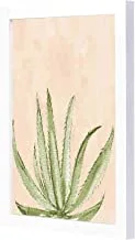 LOWHA watercolor_plant_poster_1 Wooden Framed Wall Art painting with White frame 23x33x2cm By LOWHA